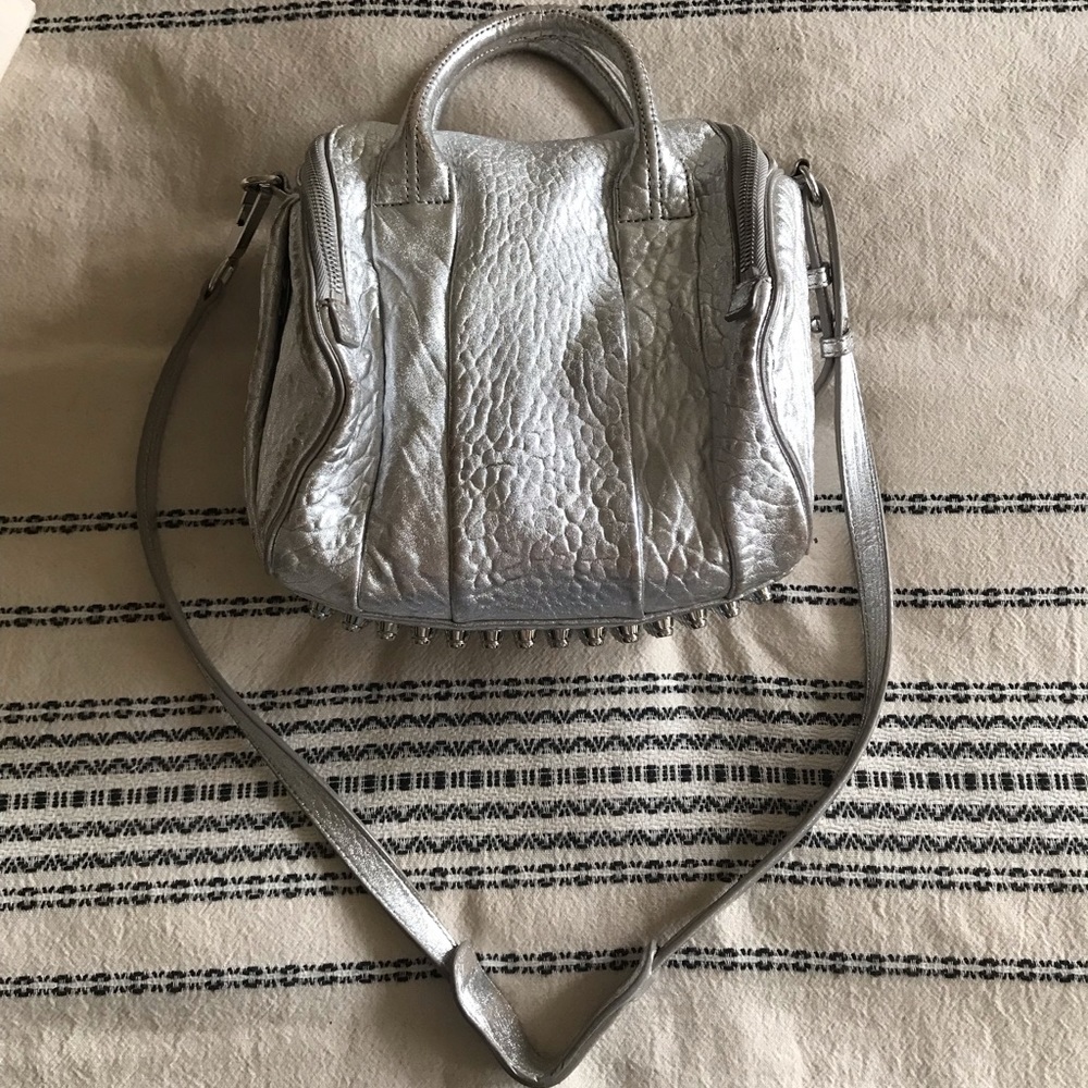Alexander Wang Rockie Bag Metallic Silver
